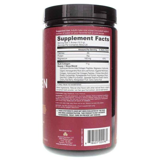 Multi Collagen Protein Powder Plus, ANN
